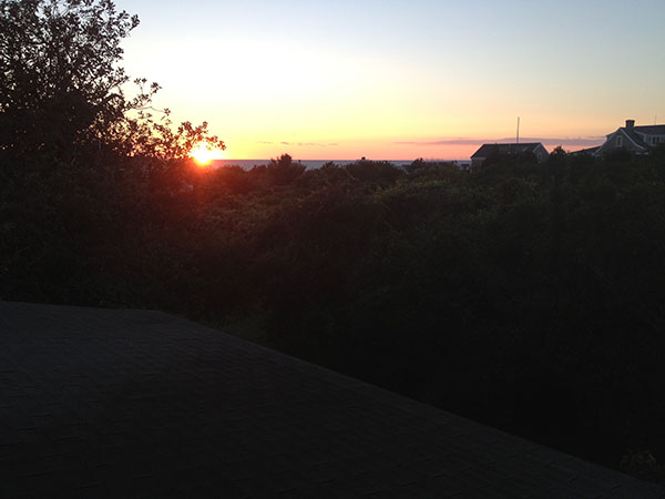 Nantucket Sunset from a far